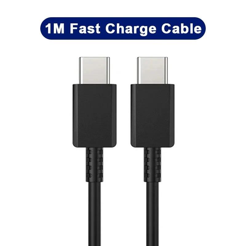 Зарядное устройство 45 Вт для Samsung Galaxy S20 S21 S24 S23 S22 Note 20 10 Plus A54 A73 A13 A14 Cargador USB Type C, зарядное устройство для быстрой зарядки, телефонный кабель