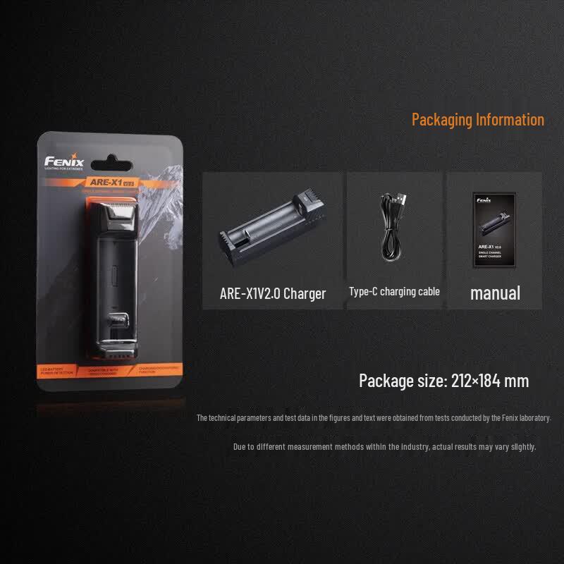 Fenix ARE-X1 Single-Channel Li-ion Battery Charger
