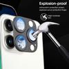 3Pcs Metal Camera Lens Tempered Glass for iPhone 16 Pro Max Plus 16 3D Len Coverage Protectors For iPhone 16 Camera Protection 4
