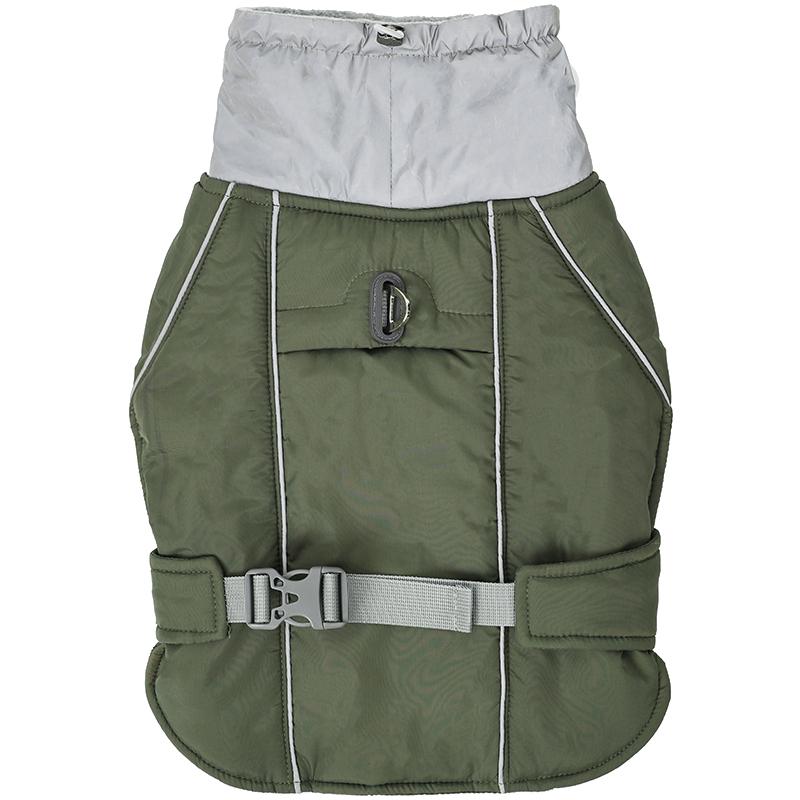 Светоотражающая куртка для собак, водонепроницаемое пальто для домашних животных, зимние теплые уличные куртки для собак с бархатом, одежда для прогулок для средних и больших собак