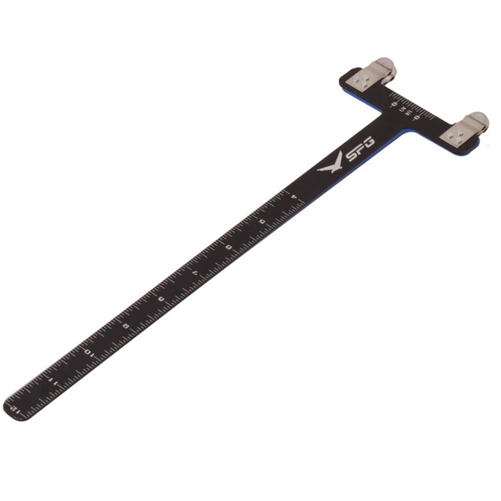 T-Shaped Archery Ruler Stainless Steel Archery Bow Square Bowstring Measurement Tool Archery Gauge Tools Bow Accessories