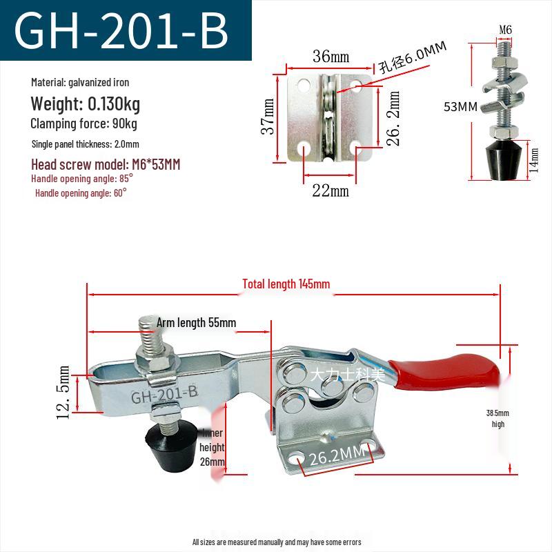 Quick-Release Horizontal Welding Pliers Clamp 301/201/101