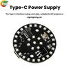 Светодиодный свет с ИК-пультом, 9 цветов, питание Type-C, DIY ночник, функция памяти для модели, декорация атмосферы