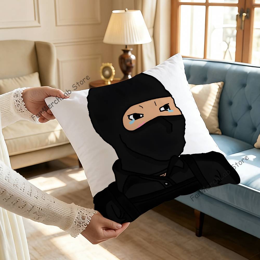Creative Funny Wojak Meme Pillow Case For Sofa Decor Car Office Room Printing Cushion Cover Decorations and Protector