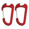 Easy To Carry Aluminum Carabiner Keychain Buckle Outdoor Gear