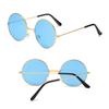 Women Men Disco Hippie Eyewear Metal Sunglasses Circle Glasses Round Sunglasses