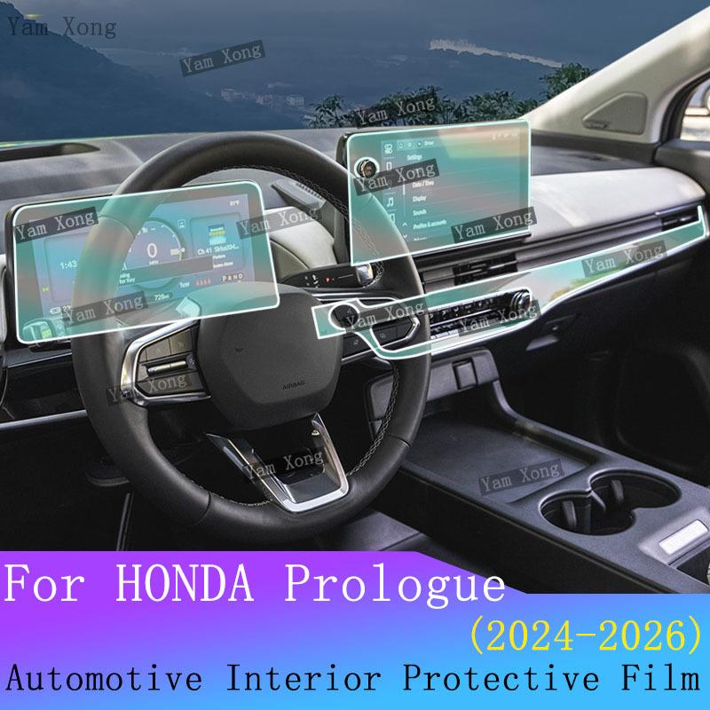 For HONDA Prologue Full Set Interior Film Center Console Sticker LED Navigation scratch Dashboard Protective B Pillar Cover Film