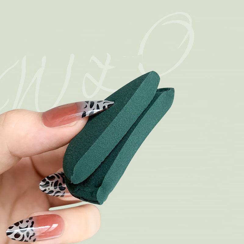 3 шт., пуховка на воздушной подушке, круглая, с каплей воды, двухсторонняя сухая и влажная пудра