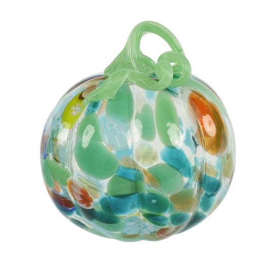 Decorative Vine Handle Pendant Necklace Melt Glass Gold 1 Pc