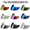 For AGV K5 K5S K5-S K3SV K1 K1S Compact ST Motorcycle Helmet Visor Lens Shield Glasses Full face Pin Accesorios Para Moto Casque