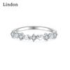 Классическое кольцо Lindon из медного сплава с цирконием, женские ювелирные изделия, свадебный подарок для вечеринки