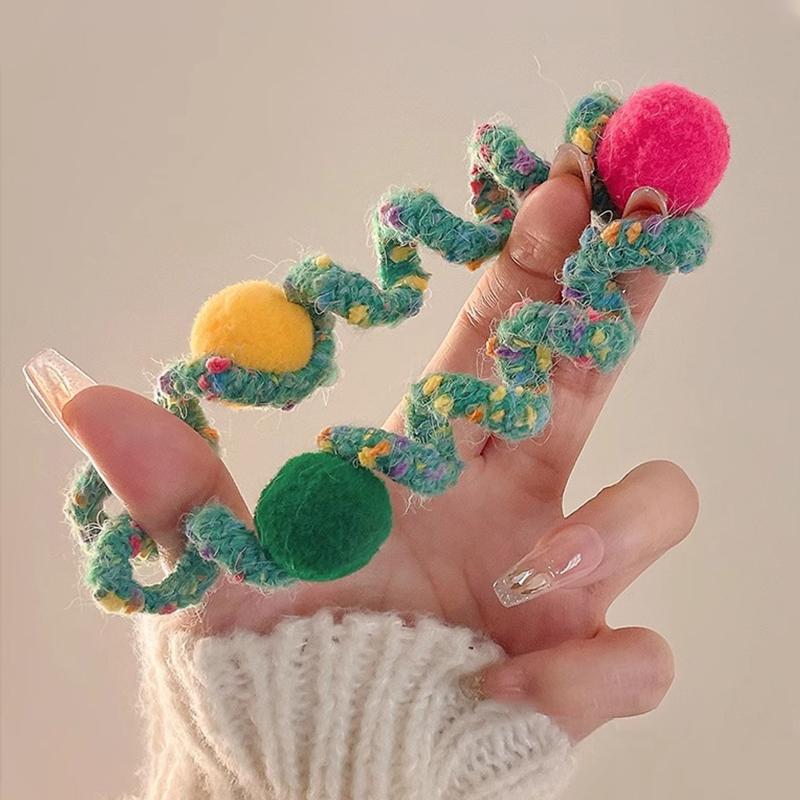 1 шт. простой и свежий модный резиновый браслет-пружинка для телефона с высокой эластичностью, матовый аксессуар для волос 7 * 7 * 2 см