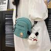 2025 summer new messenger bag cute cartoon Korean go out portable bag change bag messenger mobile phone bag