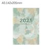24 Sheets Schedules Notebook A4 A5 Agenda Planner High-quality 2025 Calendar Planner  School