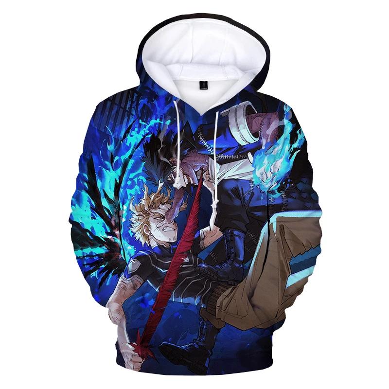 2024 My Hero Academia Dabi 3D Print Hoodie Sweatshirts Men Women Fashion Casual Pullover Anime Streetwear Oversized Hoodies