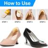 4D Massage Anti-blister Heel Cushions Silicone Heel Pads Anti-wearing Heel Sticker Shoe Back Insert Pads
