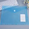 Colorful A4 File Folder Transparent Folder Envelope Bag Durable Document Holder  Ring Binder