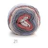 100grams Thick Warm Sweater Rainbow Color DIY Cotton Wool Yarn Crochet Knitting Hand-woven