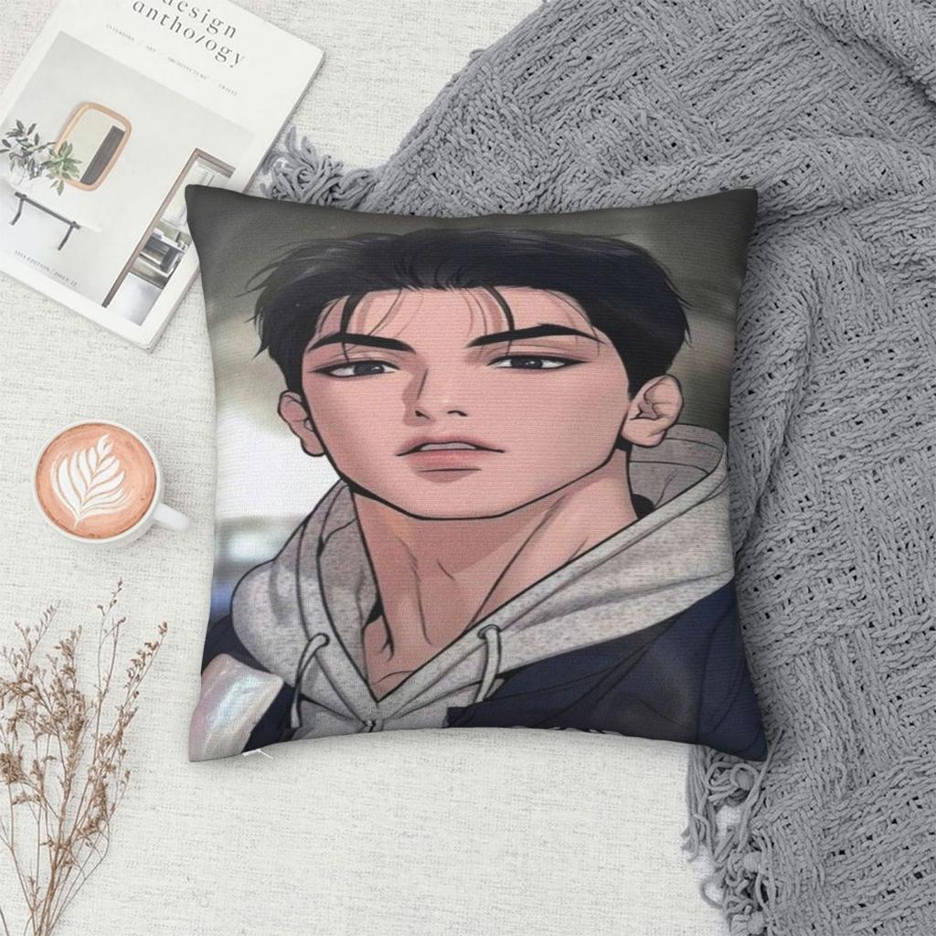 Trendy Car Joo Jaekyung Animedecorations Pillowcase Accessories Pillow Cover Zipper Multi-Size