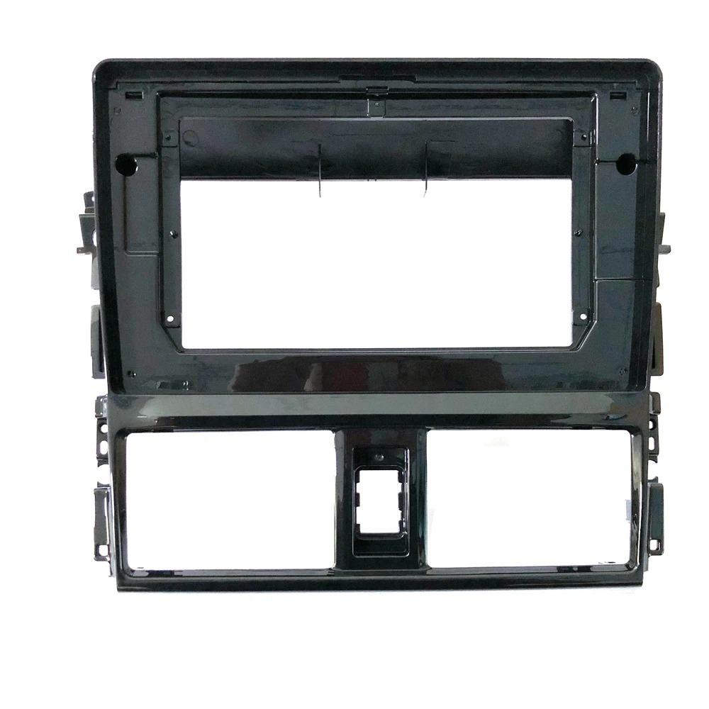 2Din 10,1 дюйма Рамка DVD для автомобиля Отделка Панель Фасция Подходит для Toyota VIOS Yaris 2013-2017