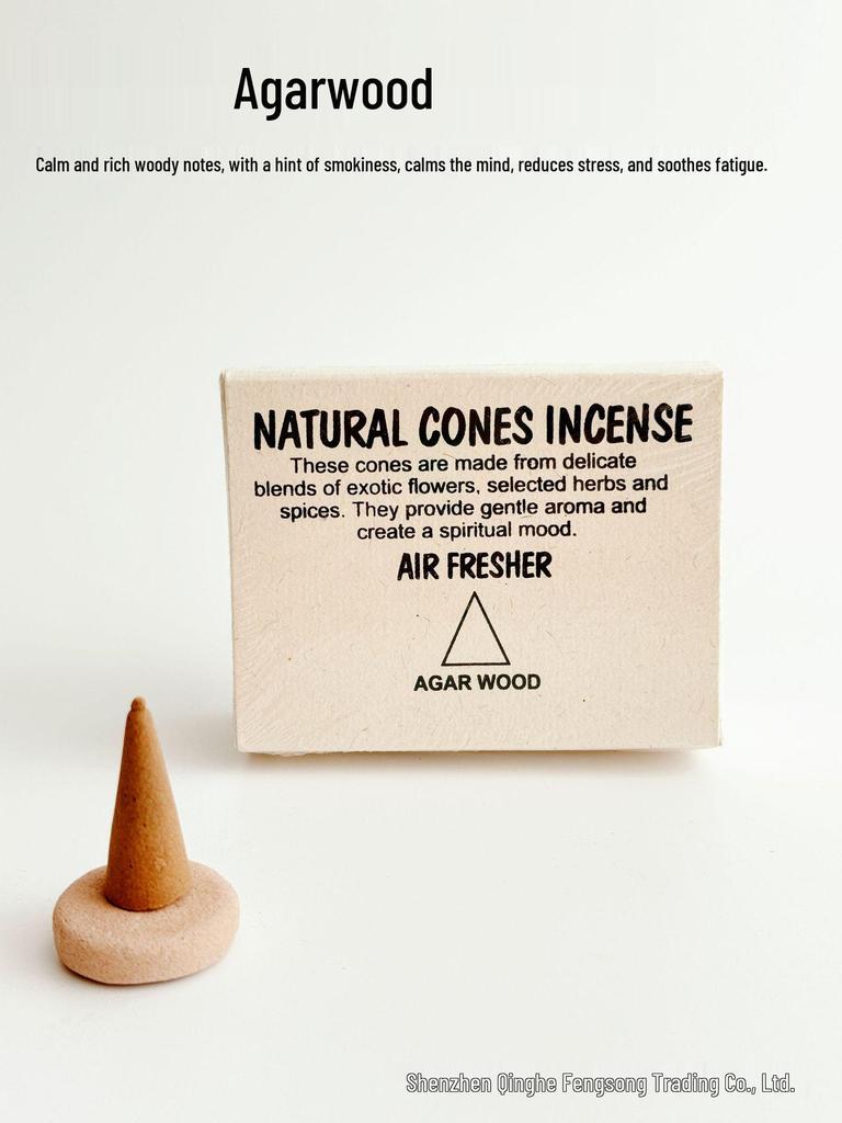 Lotus Tower Genuine Indian Handmade Aromatherapy Cone Incense - Natural Ingredients to Purify & Calm the Mind