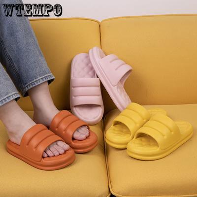 Женские летние тапочки, бытовые противоскользящие нескользящие домашние сандалии для ванной и купания для пары, домашние сандалии с толстой подошвой, мужские сандалии для верхней одежды