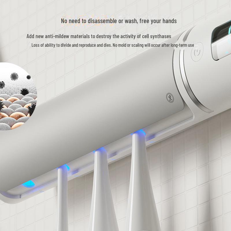 УФ-стерилизатор зубных щеток с интеллектуальным датчиком и автоматической крышкой