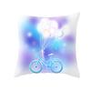Flower and Grass Bicycle Pillow Cover for Home Ins Nordic Pillow Photo Small Fresh Cushion