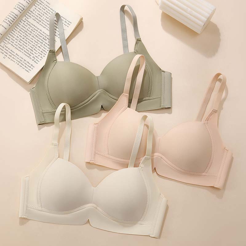 Women's Bra Seamless Wireless Bras Sexy Underwear Ladies Lingerie Everyday Bra Comfortable Solid Color Brassiere