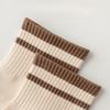 Spring and Autumn Japanese Striped Men's Mid-calf Socks Sports Sweat and Anti-odour Long Socks