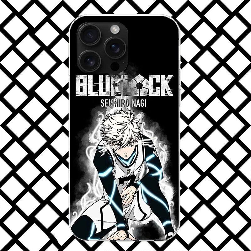 Чехол для телефона Blue Lock Наги Сэйсиро для iPhone 17 Air 16 16E 15 14 Plus 13 Mini 12 11 Pro Max 7 8 + SE 2020 Мягкая крышка Fundas 17
