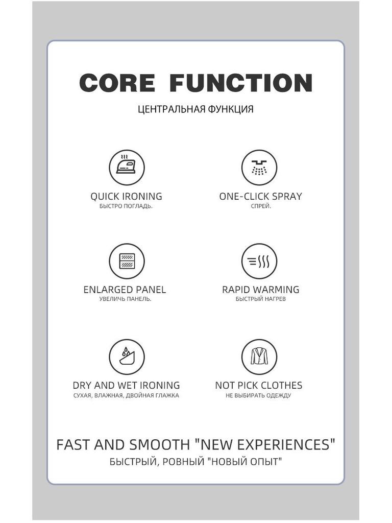 High-Power Digital Display Handheld Garment Steamer