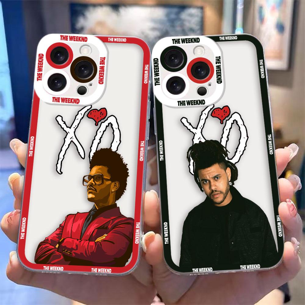 Прозрачный чехол для телефона W-Weeknd XO Poster Cover для Redmi Note 15 14 13 12 11 11T 11S 10 9 10S 9S 8 Pro Max Plus Прозрачный чехол