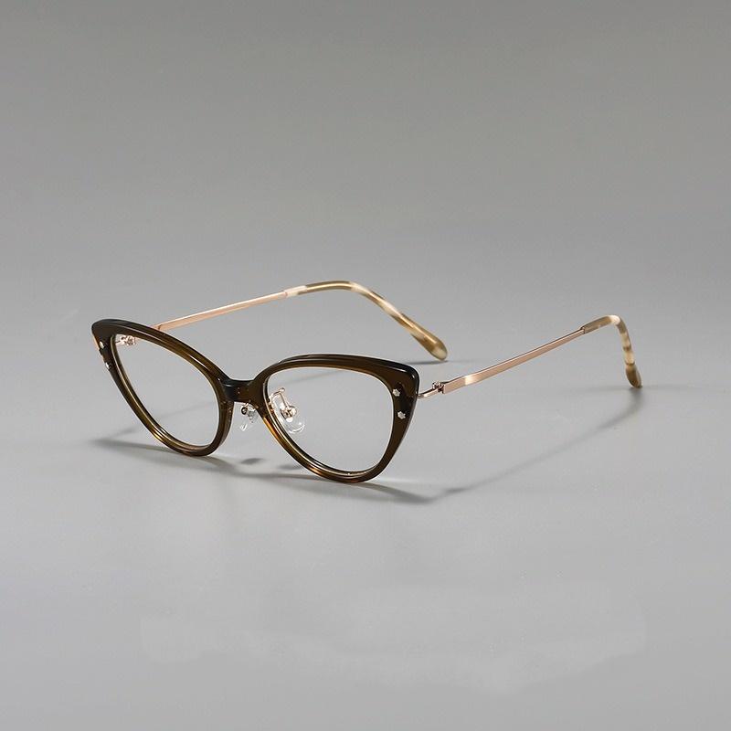 Women Acetate Glasses Frame High Quality Fashion Reading Glasses Optical Prescription Eyeglasses Frame for Woman Cat Eye Eyewear