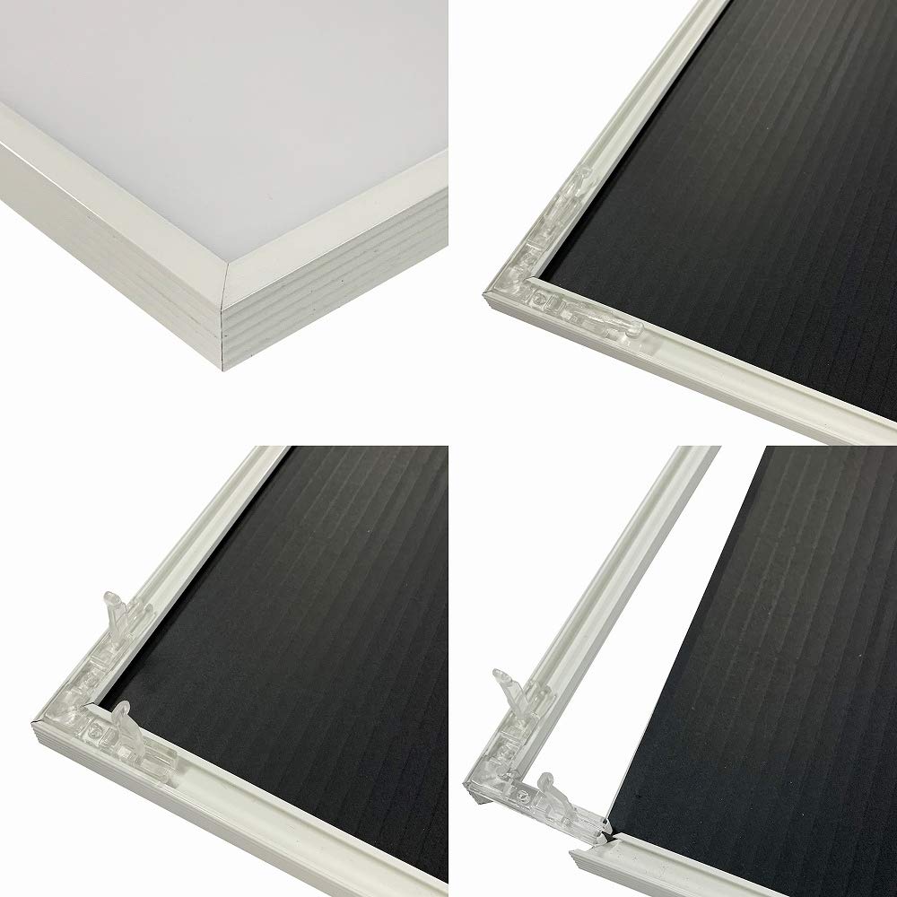 Алюминиевая рамка для плаката формата А1 x белый APJ. Рама/Подгонка (594 841мм)