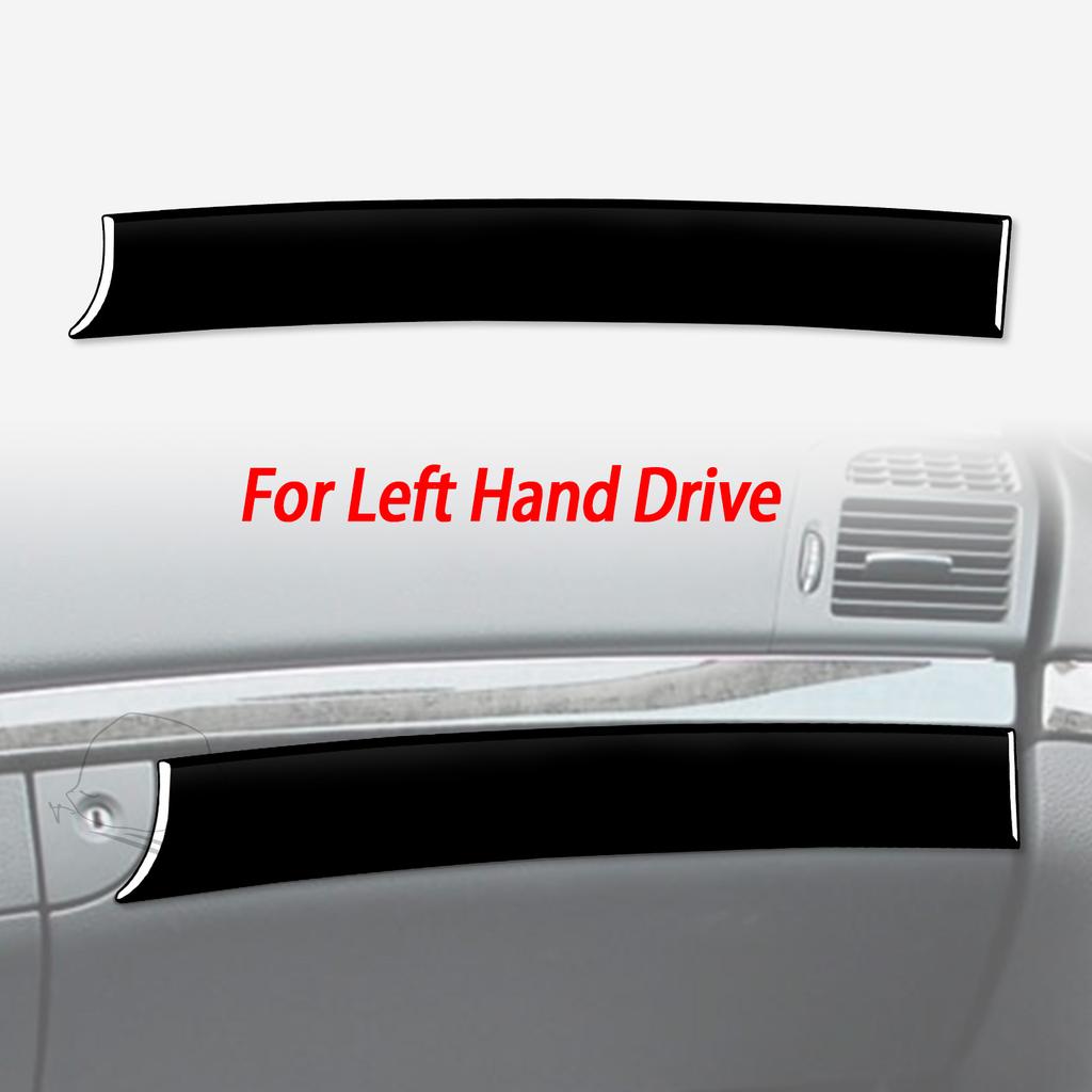 For Benz B Class W245 2005-2011 Real Carbon Fiber CD Control Panel Trim Cover Car Interior Accessories Decorative Sticker