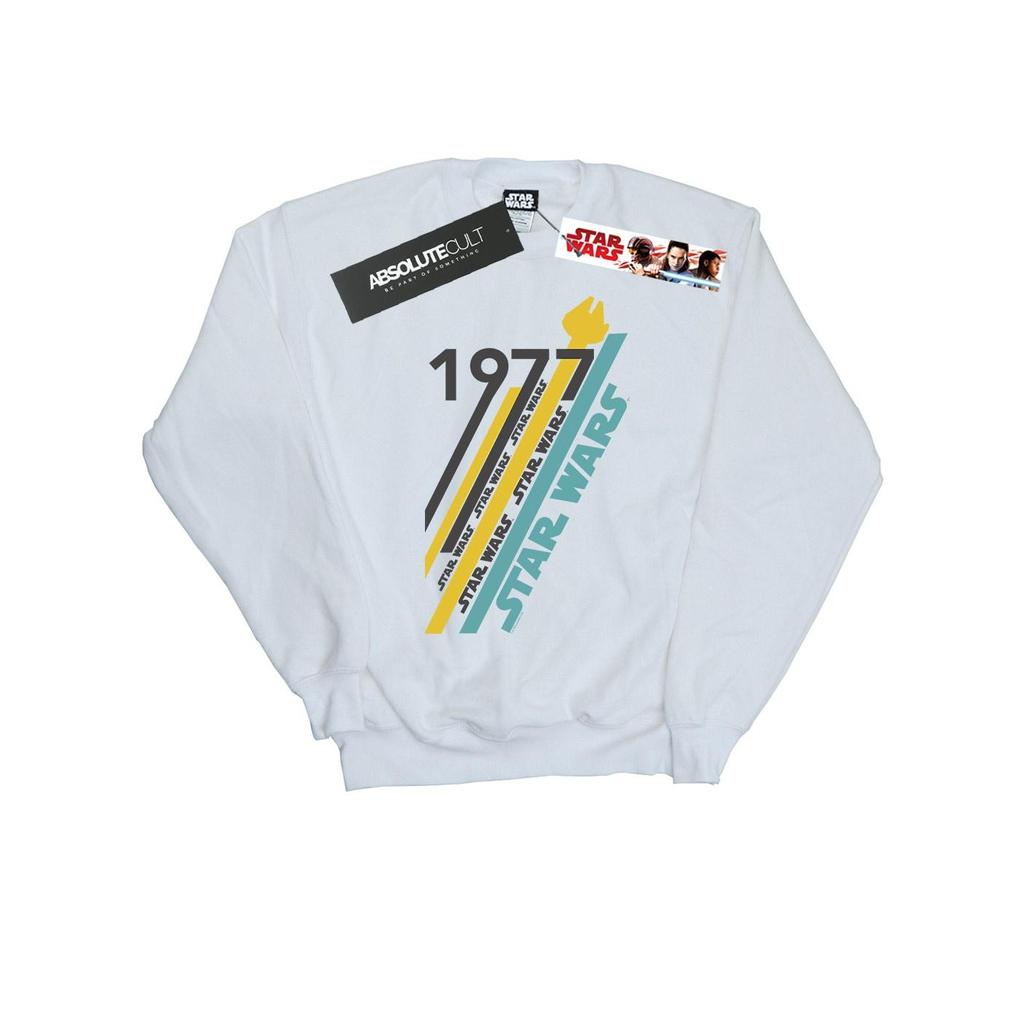 Star Wars Mens Retro 77 Stripes Sweatshirt