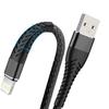 USB-кабель для зарядного устройства для iPhone15 14 13 12 11 Pro X XR XS Max 5 6 s 6s 7 8 Plus, быстрая зарядка Origin, длинный короткий провод, шнур для передачи данных по телефону, 3 м