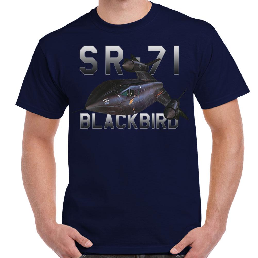 USAF SR71 Blackbird Reconnaissance Aircraft TShirt 100 Cotton ONeck Short Sleeve Summer Casual Mens Tshirt Size S3XL