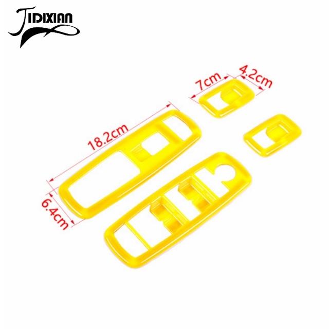 Внутреннее окно автомобиля, кнопка переключателя подъема окна, декоративная панель, наклейки для Dodge Charger Durango 2011-2022 для Dodge RAM