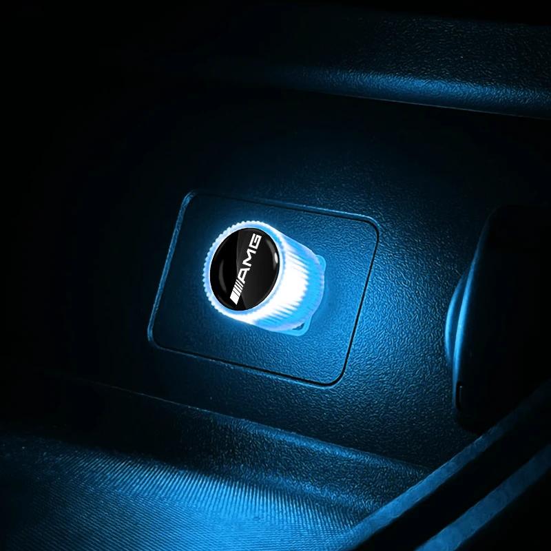 Car Interior USB Atmosphere Light Portable LED Lamp Car Stickers For Mercedes Benz C63 W117 Cla45 W205 W212 E63 W207 W176 A4 VI1
