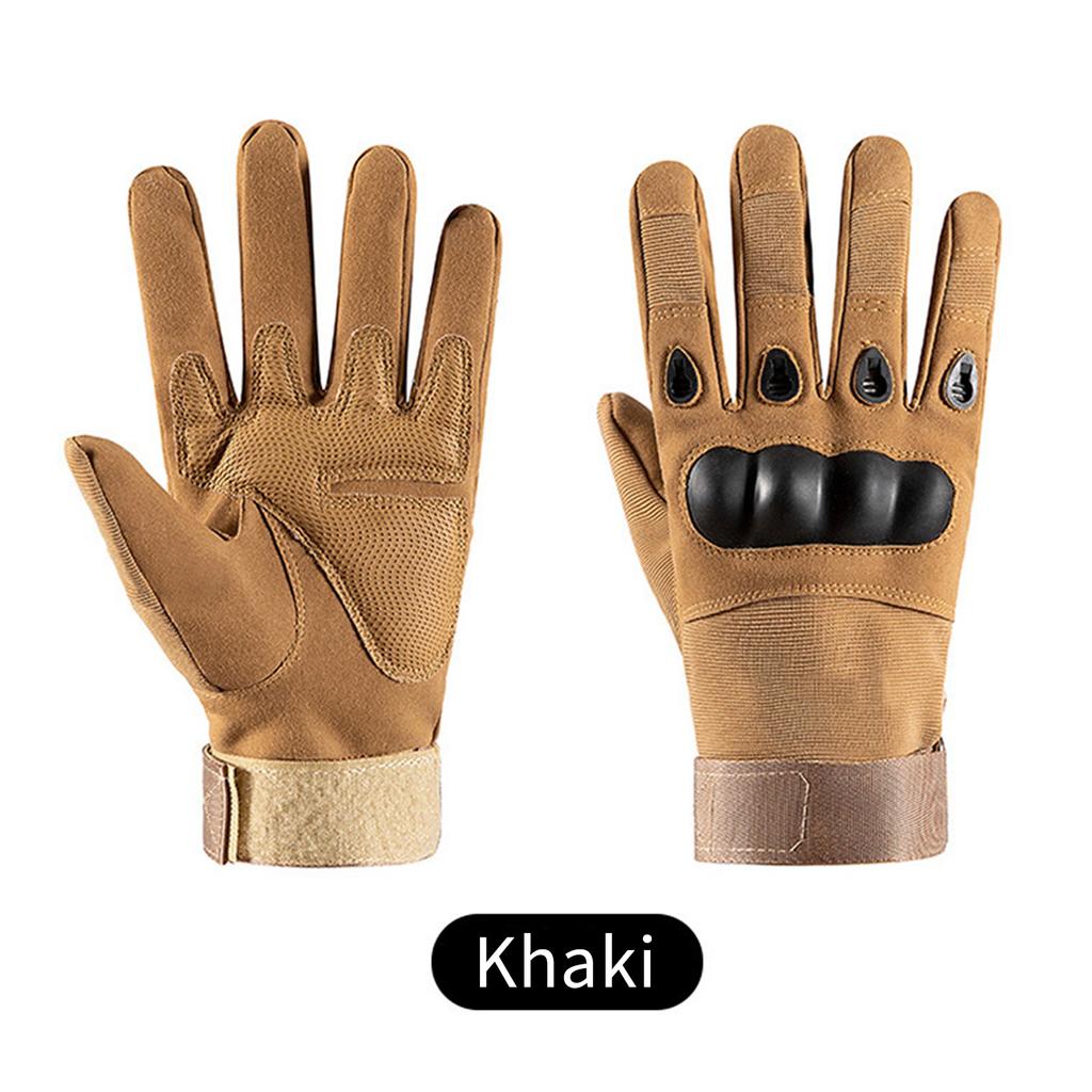 Motorcycle Riding Gloves Men Hunting Shooting Knuckle Protection Sports Full Finger GlovesClimbing Cycling Bike Glove