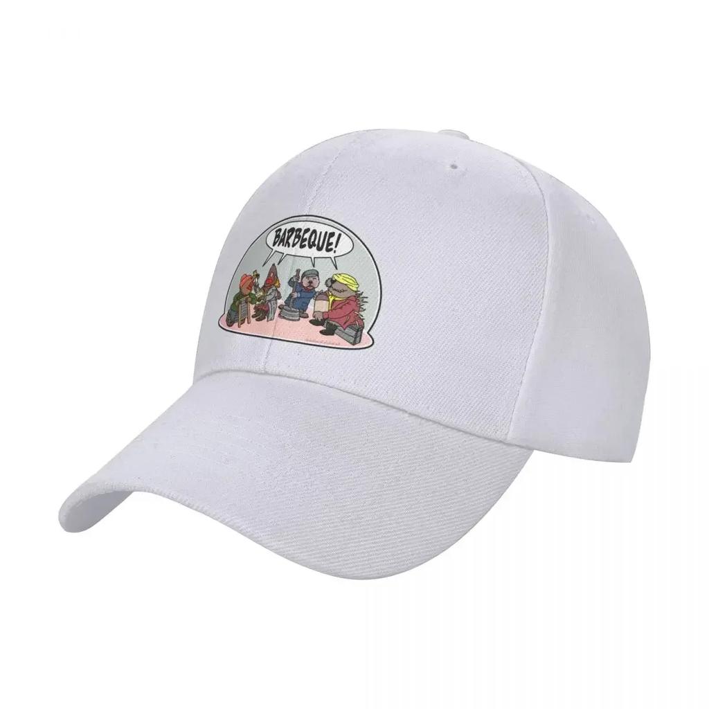 Emmet-otter, barbeque, bbq, christmas, emmet, jim henson Baseball Cap Golf Hat Designer Hat Streetwear Hats For Women Unisex's