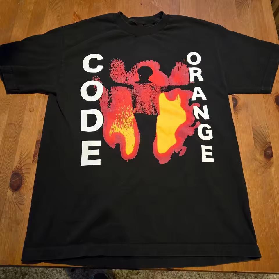 Vintage CODE ORANGE band T-shirt Classic unisex Men Clothing