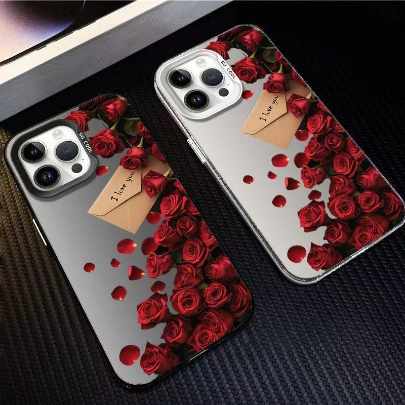 Новый розовый конверт подходит для чехла для мобильного телефона iphone17 Apple 15promax/14 противоударный 13pro16 Европа и Америка