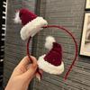 Girls' Red Christmas Headband Hair Accessories - Headdress, Clip, Hairpin for Parties & Photos