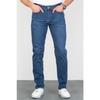 Мужские голубые джинсы стандартного кроя с гибкими джинсами из лайкры и джинсовыми брюками Hlthe001975
