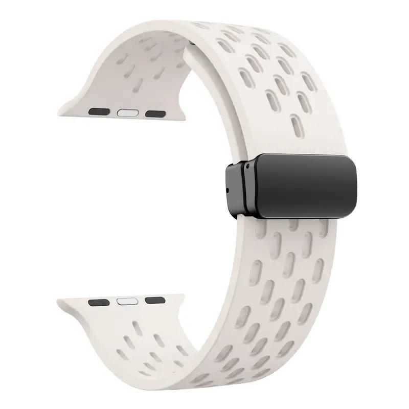 Силиконовый ремешок для Apple Watch band 49мм 45мм 44мм 42мм 46мм 40мм 41мм Браслет Correa iWatch Series 11 9 8 10 SE 7 6 5 Ultra 2
