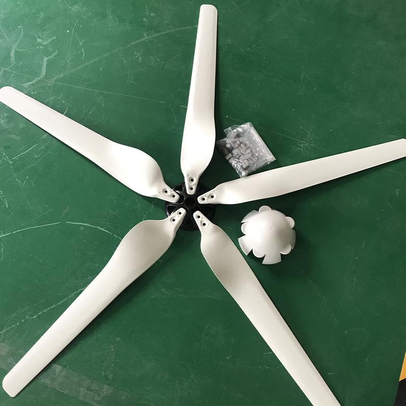 580mm High Strength Nylon Fiber Windmill Accessories DIY 1000W 2000W Wind Generator Wind Turbines 1/3/5 White Blades For Home