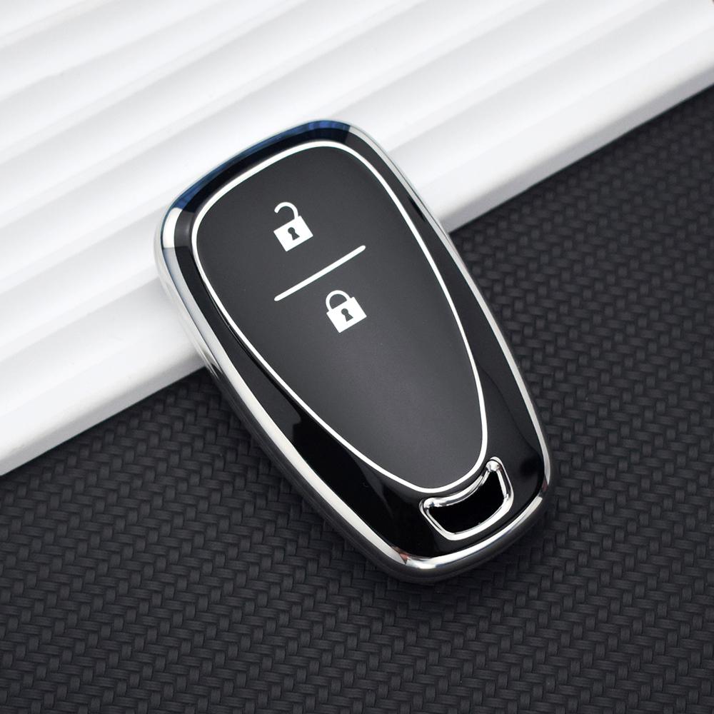 2 кнопки TPU дистанционный ключ автомобиля оболочка для Chevrolet Cruze Malibu Camaro Equinox смарт-брелок протектор аксессуары